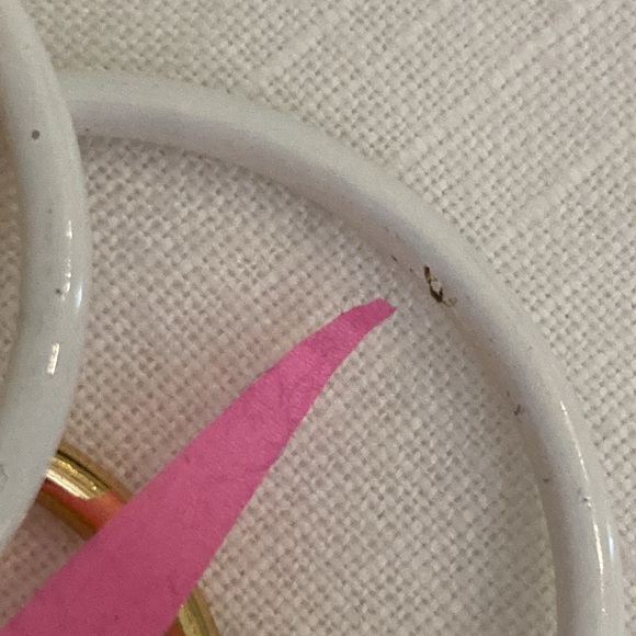 Kate Spade long Intertwined circle gold white necklace - Picture 15 of 15